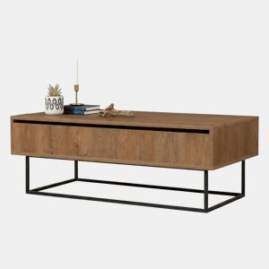 Mesa de centro com efeito madeira