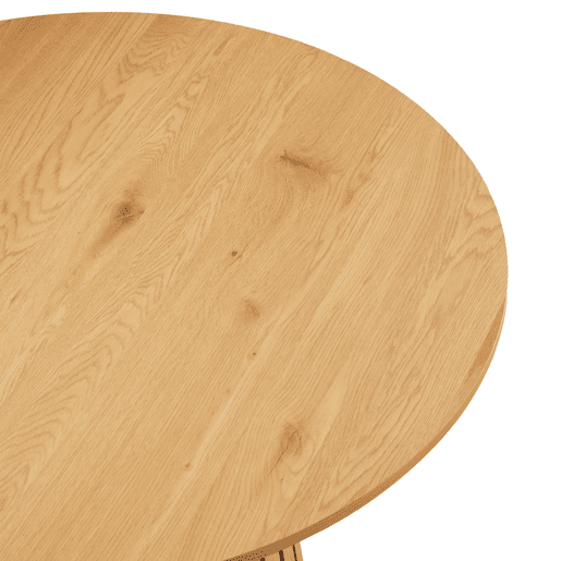 Mesa de comedor redonda 110cm de estilo escandinavo LIV