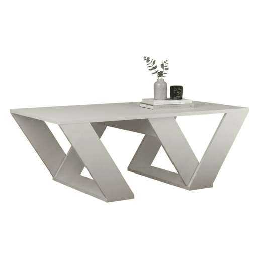 Mesa de centro com efeito madeira