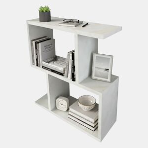 Mesa de centro com efeito madeira