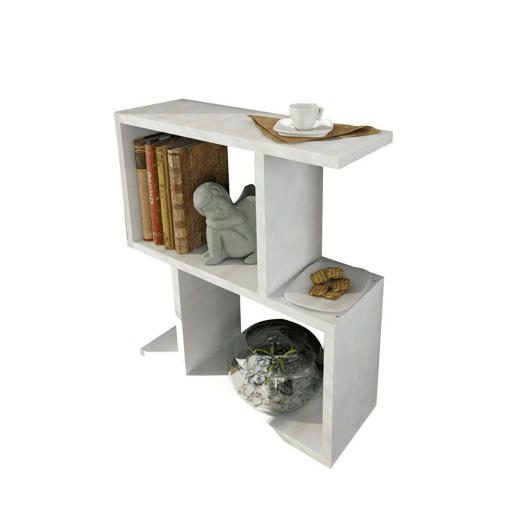 Mesa de centro com efeito madeira