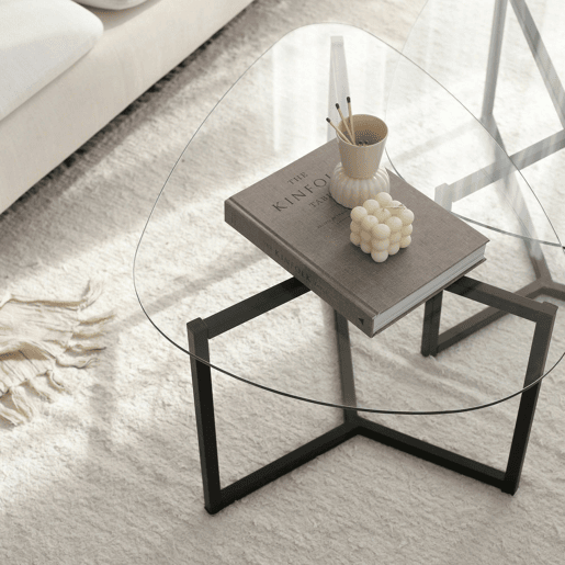 Mesa de Centro Modular Multifuncional em Metal