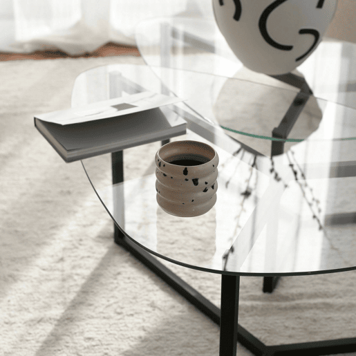 Mesa de Centro Modular Multifuncional em Metal