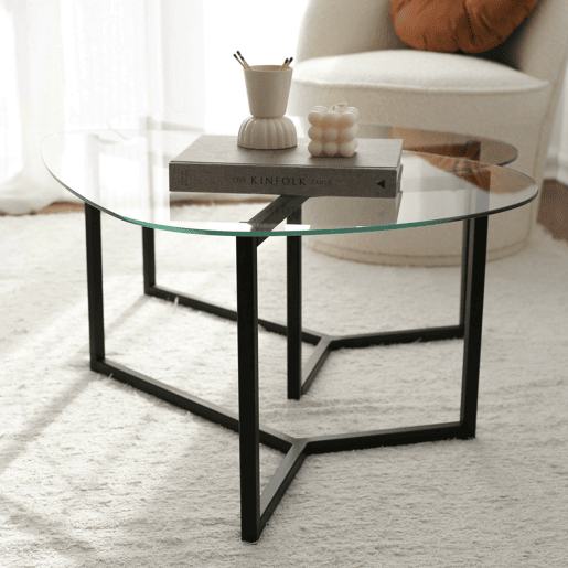 Mesa de Centro Modular Multifuncional em Metal
