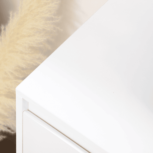 HOMCOM Aparador de Cozinha Moderno com 3 Portas Prateleiras Ajustáveis u200Bu200Be Suporte para TV com Fecho suave 120x35x85 cm Branco