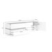 Mueble para TV con 2 Cajones de Madera Noble Mueble para TV con 2 Cajones de Madera Noble Blanco/ Gris
