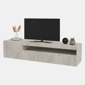 Móvel tv com efeito madeira