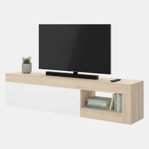 Móvel tv com efeito madeira