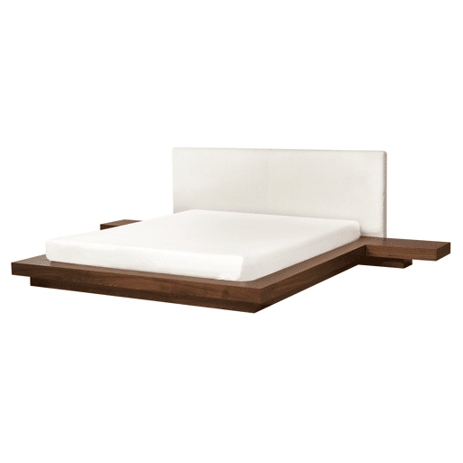 Cama de água Bouclé ZEN 160 x 200 cm Freixo castanho