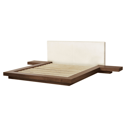 Cama de água Bouclé ZEN 160 x 200 cm Freixo castanho