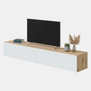 Móvel tv com efeito madeira