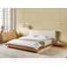 Beliani Cama LED MDF ZEN 308x229 Beliani Cama LED MDF ZEN 308x229 Madera Clara