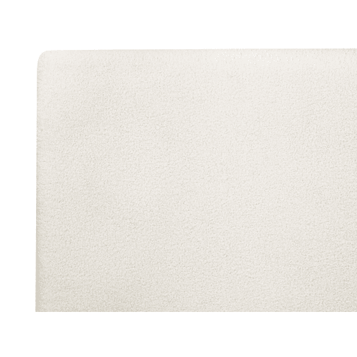 Cama com LED Bouclé ZEN 160 x 200 cm LED Madeira escura de freixo