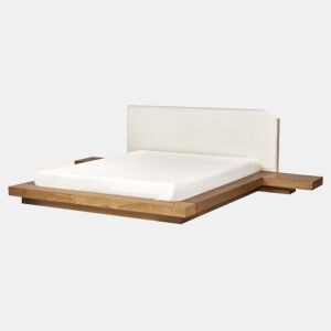 Cama de água Bouclé ZEN 160 x 200 cm Freixo natural