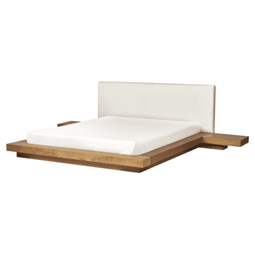Cama de água Bouclé ZEN 160 x 200 cm Freixo natural