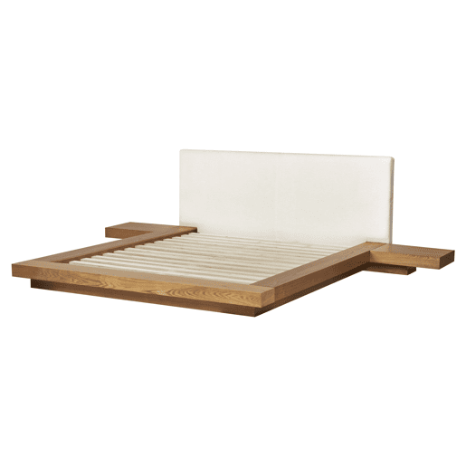 Cama de água Bouclé ZEN 160 x 200 cm Freixo natural