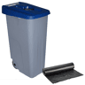 WELL HOME Recipiente Aberto 110L Azul Alt.88cm+10 sacos de lixo 120L