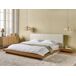 Beliani Cama LED MDF ZEN 328x229 Beliani Cama LED MDF ZEN 328x229 Madera Clara