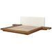Beliani Cama LED MDF ZEN 328x229 Beliani Cama LED MDF ZEN 328x229 Madera Clara