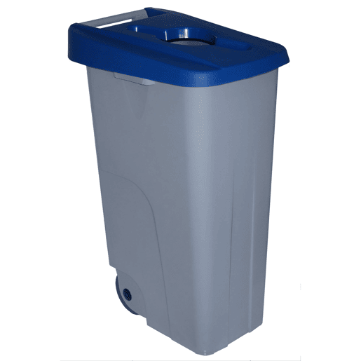 WELL HOME Recipiente Aberto 85L Azul Alt.76cm+10 sacos de lixo de 100L