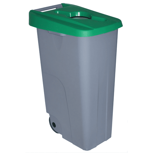 WELL HOME Recipiente Aberto 85L Verde Alt.76cm+10 sacos de lixo de 100L