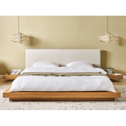 Cama de água Bouclé ZEN 180 x 200 cm Freixo natural
