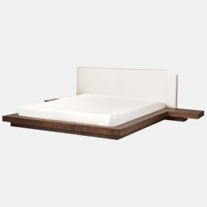 Cama Bouclé ZEN 180 x 200 cm Freixo castanho