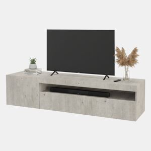 Móvel tv com efeito madeira