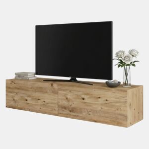 Móvel tv com efeito madeira