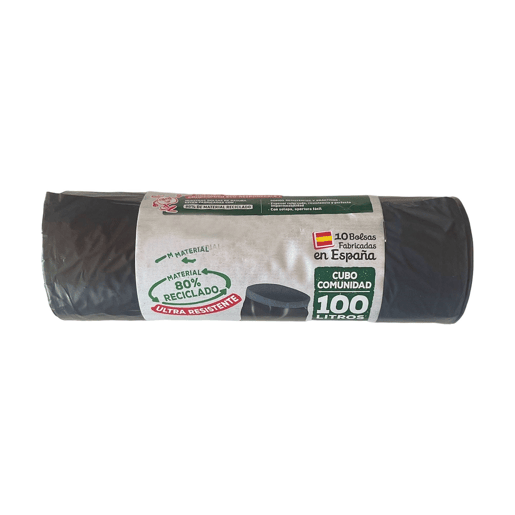 WELL HOME Recipiente Aberto 85L Vermelho Alt.76cm+10 sacos de lixo de 100L