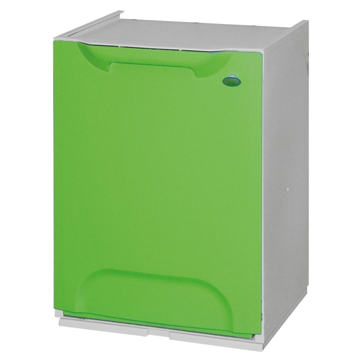 Well home papelera reciclaje polipropileno color verde. depósito 20l