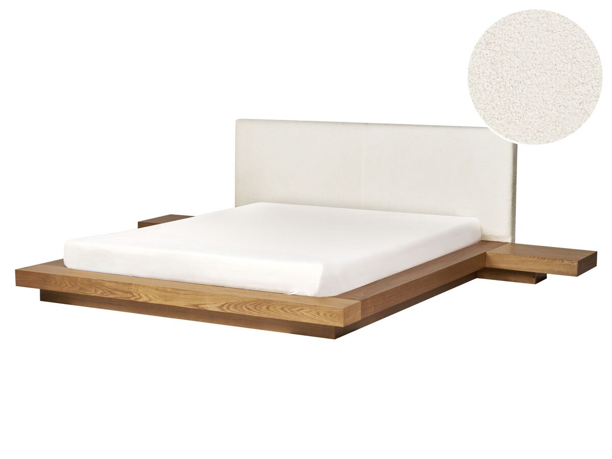 Beliani Cama MDF ZEN 308x229 Madera Clara