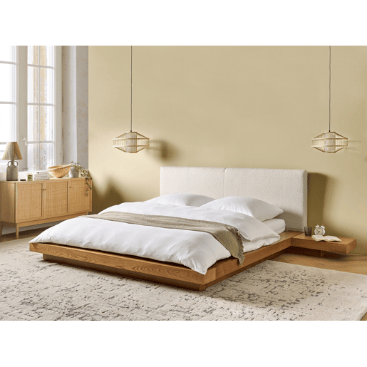 Cama Bouclé ZEN 160 x 200 cm Freixo natural
