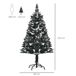 Árbol de Navidad Plástico, Acero HOMCOM, hogar - decoración Árbol de Navidad Plástico, Acero HOMCOM, hogar - decoración Verde