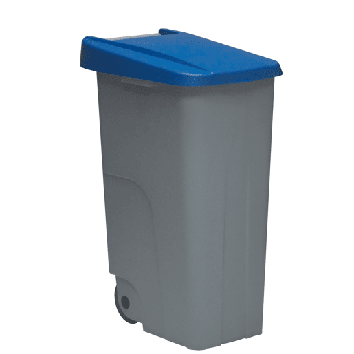WELL HOME Contentor Fechado 85L Azul Alt.76cm+10 sacos de lixo de 100L WELL HOME Contentor Fechado 85L Azul Alt.76cm+10 sacos de lixo de 100L