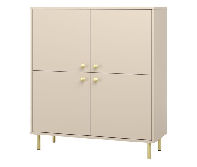 Aparador venus sb100 4d 100x40x113 beige