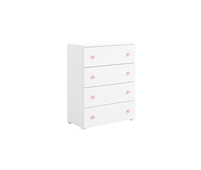 Aparador emily sb80 4d 80x102x40 blanco