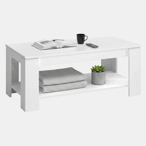 Mesa de centro com efeito madeira