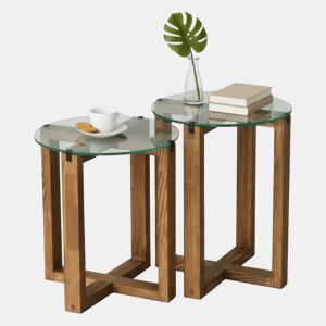 Mesa de Centro Modular em Madeira Nobilitada