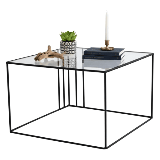 Mesa de Centro Quadrada em Metal