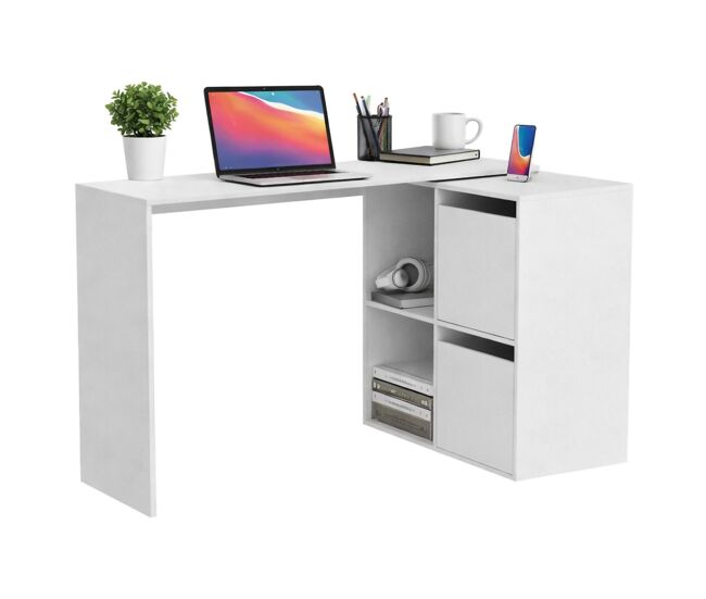 Mesa com efeito de madeira