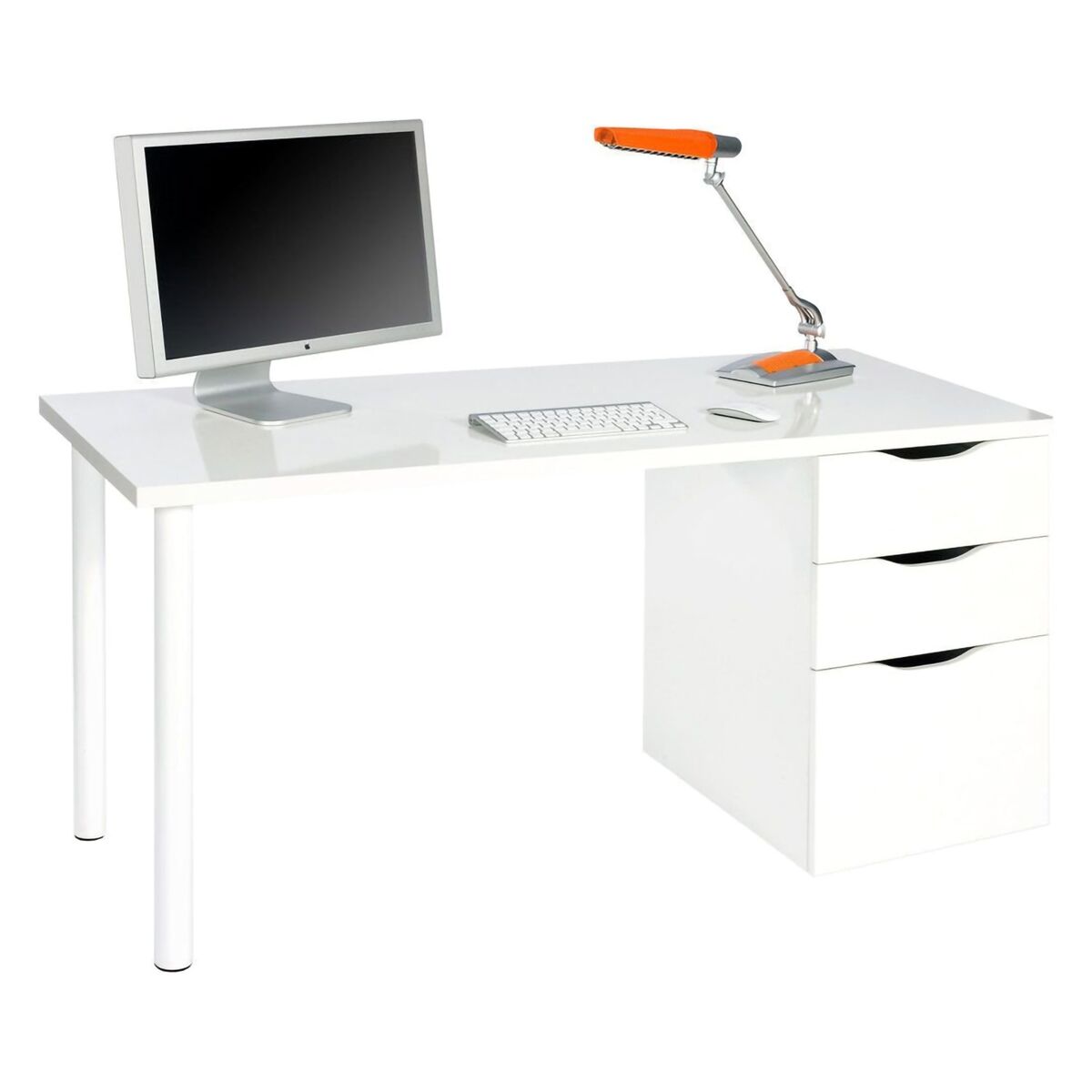 Mesa com efeito de madeira