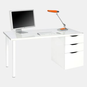 Mesa com efeito de madeira
