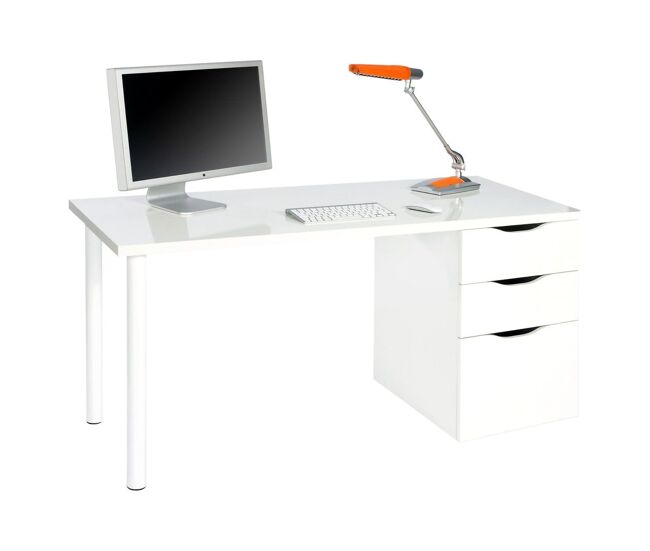 Mesa com efeito de madeira