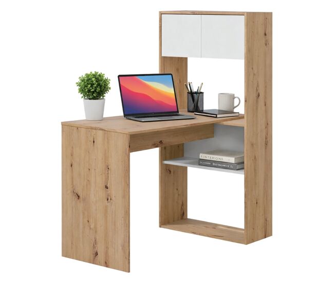 Mesa com efeito de madeira