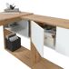 Mesa com efeito de madeira Mesa com efeito de madeira Blanco/ Madera