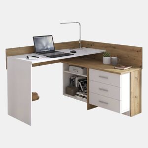 Mesa com efeito de madeira