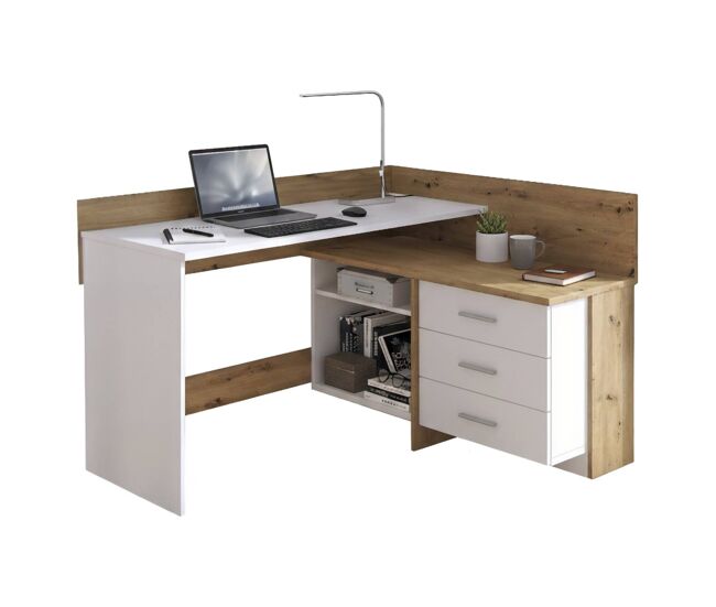 Mesa com efeito de madeira