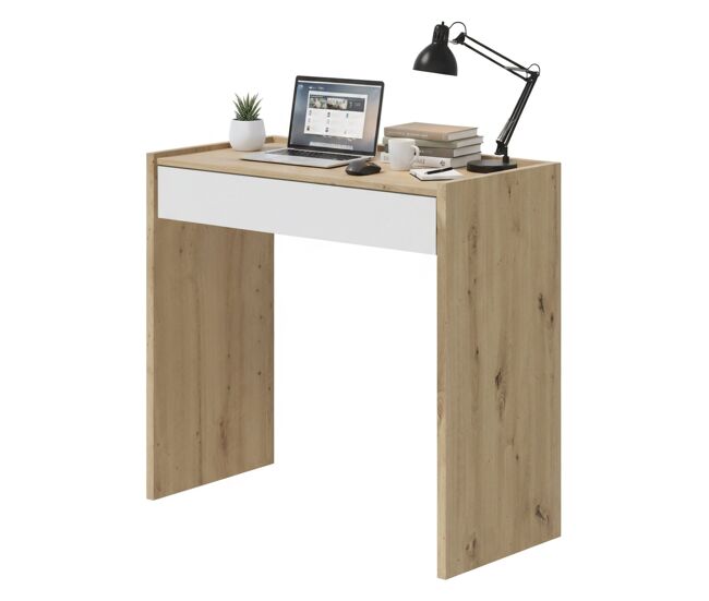 Mesa com efeito de madeira