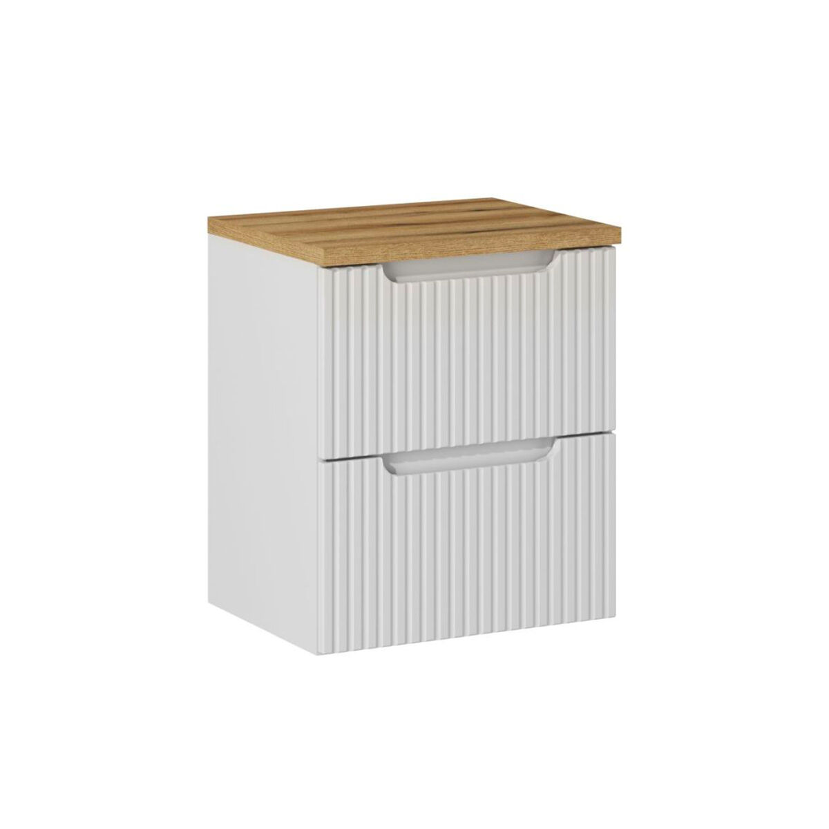 Mueble bajo lavabo 2 cajones encimera Riva 50